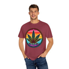 MARIJUANA LEAF TShirt, Vintage Style tee, Leaf Graphic Tee, Weed Lover, Smoke Cannabis tee, Relaxed Fit tee, Stoner Lifestyle, Retro Style