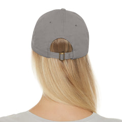 Hempstead Bay Sailing Club Leather Patch Dad Hat — Flying Scot Embroidered Round Patch