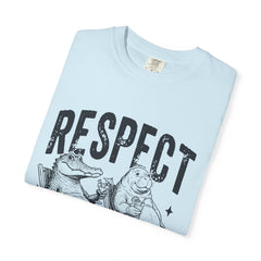 Alligator and Manatee Respect the Locals T-Shirt — Vintage Beach Vibes Graphic Tee
