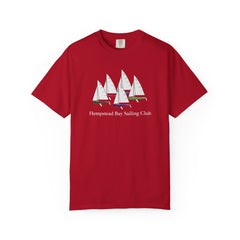 Hempstead Bay Sailing Club T-Shirt — Vintage Sailboat Race Day Tee