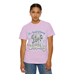 Be A Timothy T-Shirt — Retro Raccoon Graphic Tee ("In a World of Boring")