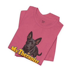 My Therapist Has A Wet Nose Personalized with your dog(s) image T-Shirt