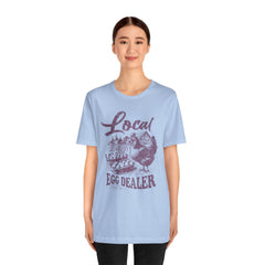 Local Egg Dealer Unisex Jersey Tee - Perfect for Farmers & Foodies