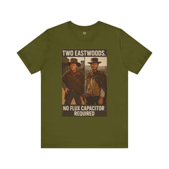 Vintage Western T-Shirt - Two Eastwoods - No Flux Capacitor Required