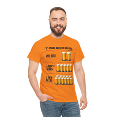 T-Shirt -  "A" School Math for Sailors Funny Beer Graphic Tee