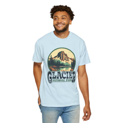 Glacier National Park Graphic, Comfort Colors Soft Relaxed Fit Unisex Garment-Dyed T-shirt