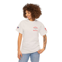 SUBMARINER RED Friday T Shirt with Fouled Anchor, American Flag, FBM / Boomer Silhouette. Remember Everyone Deployed, Dolphins
