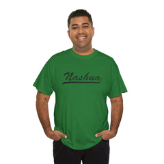 Nashua Unisex Heavy Cotton Tee - Retro Dunder Mifflin Design for Nostalgic Fans