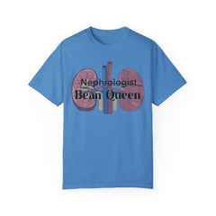 Nephrologist Bean Queen, Graphic Unisex Garment-Dyed T-shirt