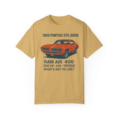 Retro Pontiac 1969 GTO Judge - Unisex Comfort Colors Garment Dyed T-Shirt