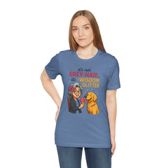 Wisdom Glitter Tee: Funny Gift for Dog Lovers, Mother's Day, Birthday, Casual Wear, Unisex Shirt