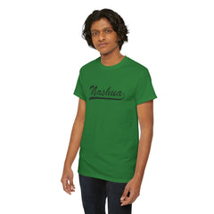 Nashua Unisex Heavy Cotton Tee - Retro Dunder Mifflin Design for Nostalgic Fans