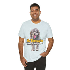 My Therapist Has A Wet Nose Personalized with your dog(s) image T-Shirt