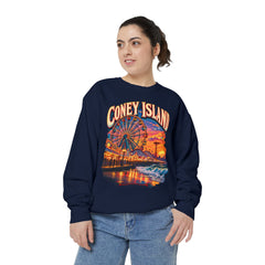 Brooklyn's Coney Island Sunset Sweatshirt - Comfort Colors Soft