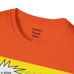 GET ME A PIZZA Cat Pop Art Unisex Softstyle T Shirt  For the Feline or Pizza Lover in all of us.