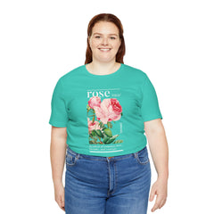 Rose Definition Unisex Tee - Symbol Of Romance, Love, Beauty And Courage