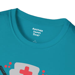 Blessed Nurse - Unisex Softstyle T-Shirt | Nurse Awareness, Medical Apparel, Gift For Her, Scrub Tee, Hospital Staff Gift, Registered Nurse