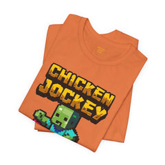 Video Game Chicken Jockey Tee - Unisex Short Sleeve T-Shirt