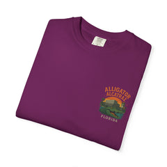 Alligator Alcatraz T-Shirt, Vintage Style Tee, Florida Souvenir Shirt, Unisex Graphic Top, Comfortable Casual Wear