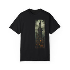 Gothic Vampire Castle - BookMark Unisex Garment-Dyed T-shirt