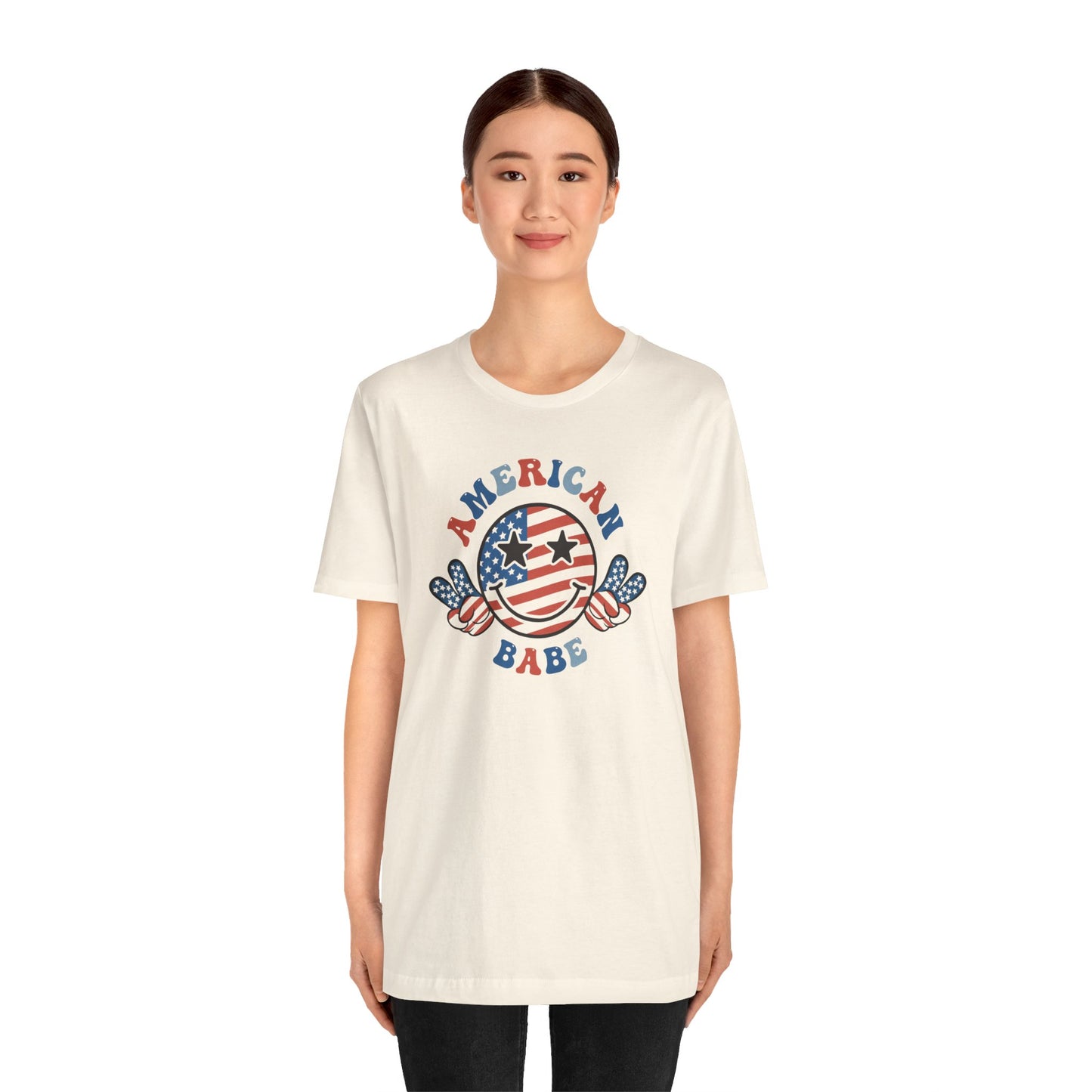 American Babe Graphic, Unisex Jersey Short Sleeve Tee