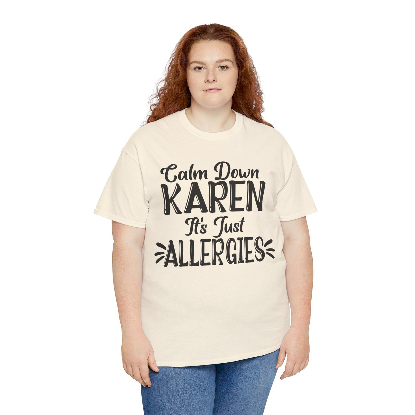 Calm Down Karen Unisex Heavy Cotton Tee