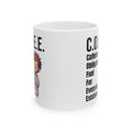 COFFEE Explained, Graphic Ceramic Mug, (11oz, 15oz)