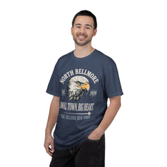 Your Home Town Personalized Eagle T‑Shirt — "Small Town, Big Heart"