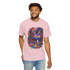 Mystical Psychedelic Moonlit Forest T-Shirt