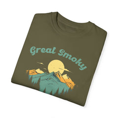 Great Smoky National Park National Park Graphic, Comfort Colors Soft Relaxed Fit Unisex Garment-Dyed T-shirt
