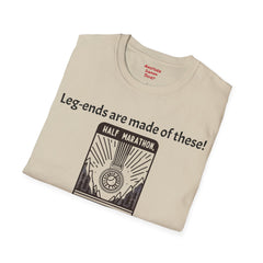 Leg Amputee Humor - Unisex Softstyle T-Shirt / Running a Marathon / One Leg Humor / Awards Medal / Funny Story / One Leg Warrior