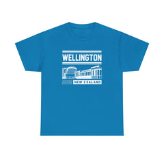 Wellington New Zealand Cities of The World Series Unisex Heavy Cotton Tee