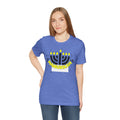 Hanukkah Menorah - Unisex Jersey Short Sleeve Tee