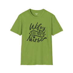Nurse Humor - Unisex Softstyle T-Shirt | Nurse Awareness, Medical Apparel, Gift For Her, Dog Mom, Hospital Staff Gift, Registered Nurse