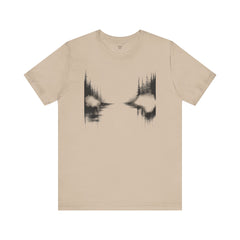 Mountain River Bank Nature-Inspired Graphic Tee