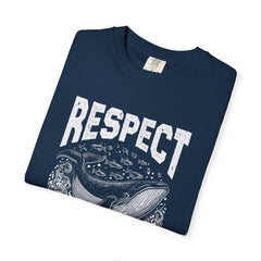 Respect the Locals Whale T-Shirt — Marine Conservation Graphic