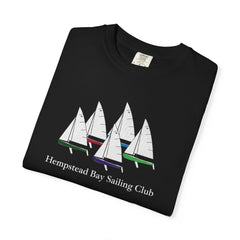 Hempstead Bay Sailing Club T-Shirt — Vintage Sailboat Race Day Tee