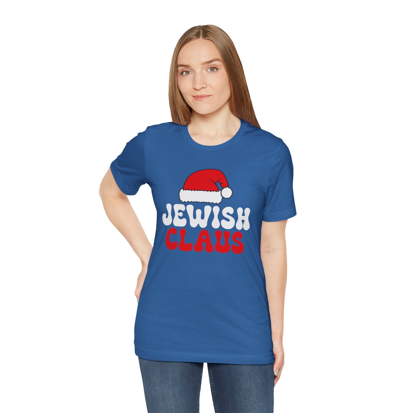 Santa Jewish Claus - Unisex Jersey Short Sleeve Tee