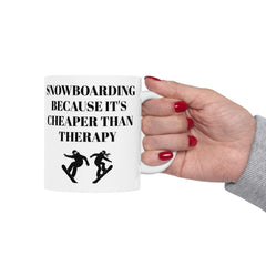 Snowboarding Therapy - Ceramic Mug