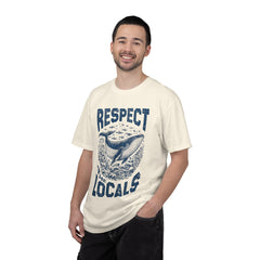 Respect the Locals Whale T-Shirt — Marine Conservation Graphic