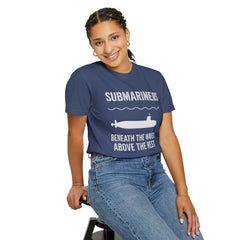 Submariners T‑Shirt — “Beneath the Waves Above the Rest” Navy Crew Tee