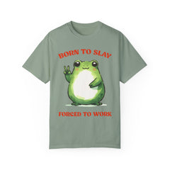Vintage Style Frog , Born to slay -  Stylish Unisex T Shirt