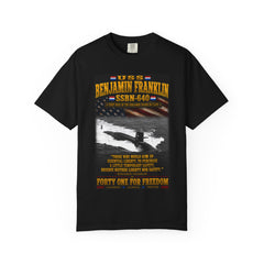 USS Benjamin Franklin SSBN-640 Submarine T-Shirt — Forty One for Freedom Military Tee