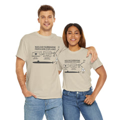 Nuclear Submarine Propulsion Explained Tee, Science Shirt, Geeky Gift, Educational Apparel, STEM Fashion, Nerdy T-Shirt