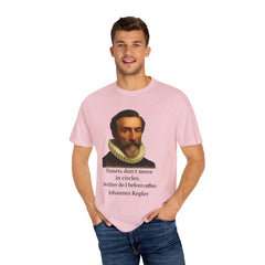 Kepler Coffee Quote T-Shirt — Astronomy Nerd Vintage Portrait Tee