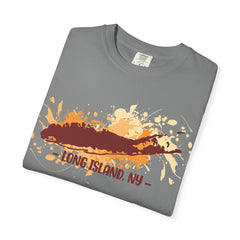 Long Island NY Comfort Colors Garment-Dyed T-shirt with Long Island Ice Tea Cocktail Recipe on Back