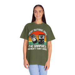Retro Gamer Unisex T-Shirt - "I Went Outside Once"