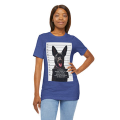 K9 Mugshot Personalized with your Dog T-Shirt