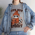 Cute But Spooky Halloween Raccoon! Graphic Unisex Heavy Cotton Tee