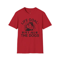 Dog Lover Life Goal Pet ALL The Dogs T-Shirt